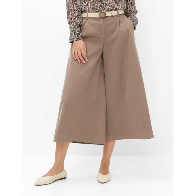 Brax Dames Broek  Style MELLI S WARM GREIGE, lichtbruin, maat 40K