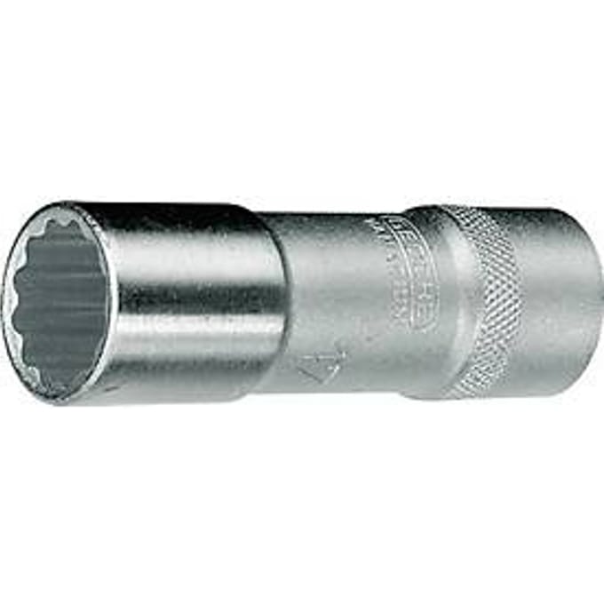 Gedore - D 19 L - dopsleutel 12-kant ud-profiel - 1/2" - lang - 14mm