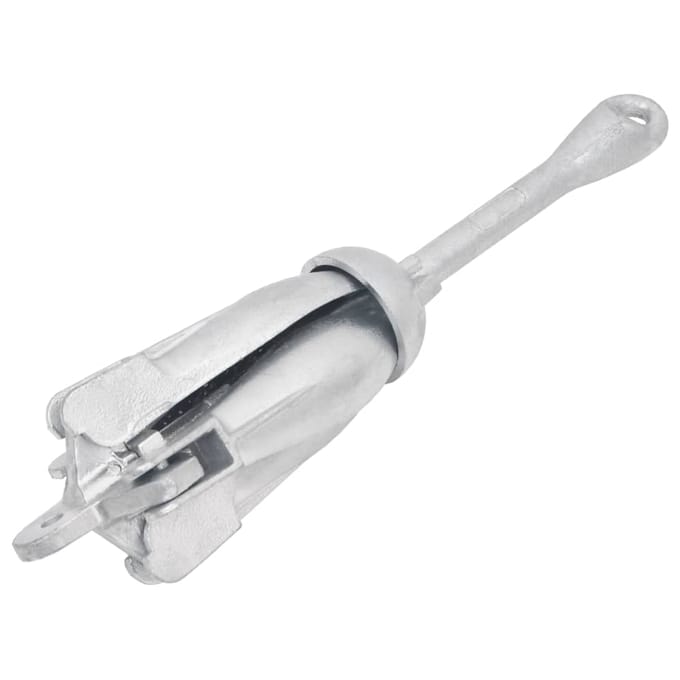 vidaXL - Anker - inklapbaar - 3,2 - kg - smeedijzer - zilverkleurig