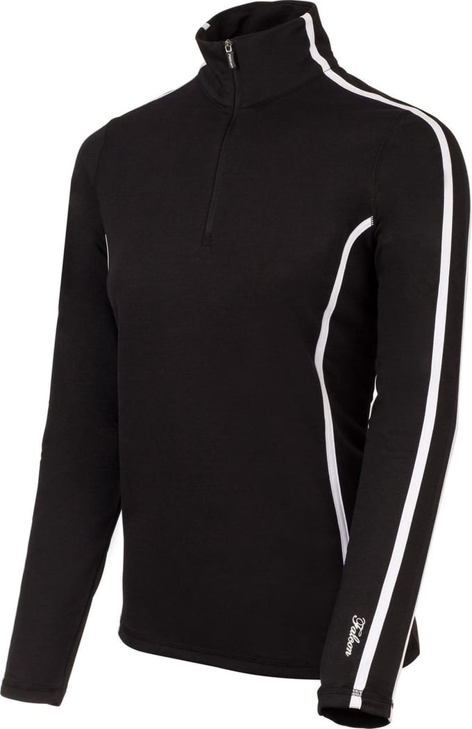 Falcon Jenita Wintersportpully - Maat L  - Vrouwen - zwart/wit