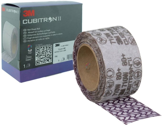 3M 34565 Cubitron II Net Schuurstroken 70mm P220 - 10 meter Rol