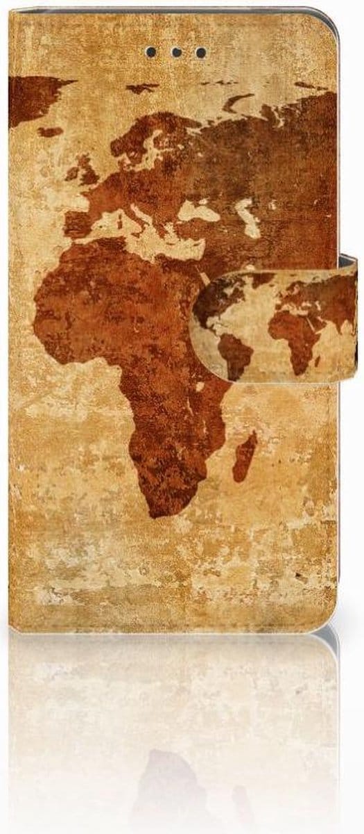 Nokia 7 Flip Cover Wereldkaart