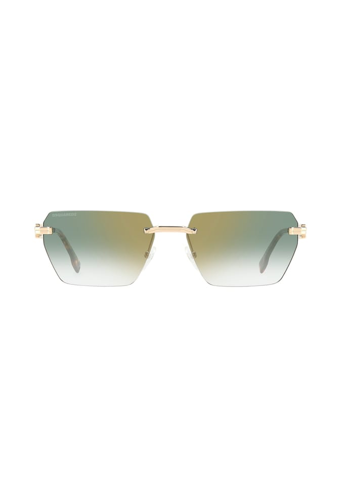 Dsquared2 D2 0102/S Ovaal Metaal Met spiegelglazen Heren Zonnebril