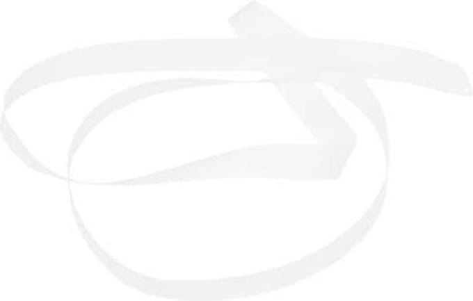Versierelastiek Vinyl Stretch Transparant 40,5cm (50 stuks)