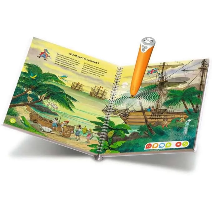 tiptoi, Interactief Boek, Ik ontdek de Piraten, 4 jaar, 13099004, Ravensburger