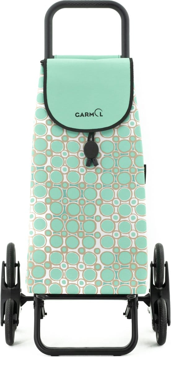 Garmol Boodschappentrolley G3X3 Circulos - Mint - Trappenstijger