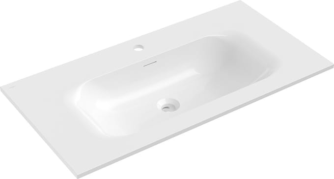 Mexen Vela inbouw wastafel 91 x 46,5 cm, wit glans - 25239000