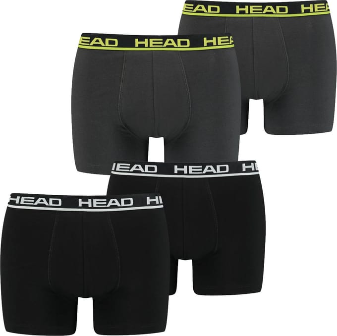 HEAD Heren Boxershorts HEAD BASIC BOXER 4er Pack Veelkleurig L