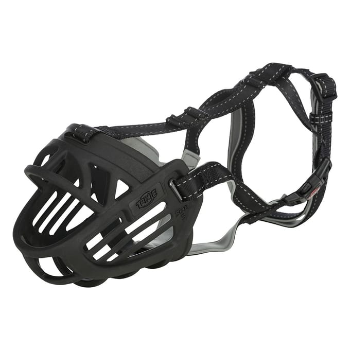 Rubberen muilkorf voor honden Trixie Muzzle Flex