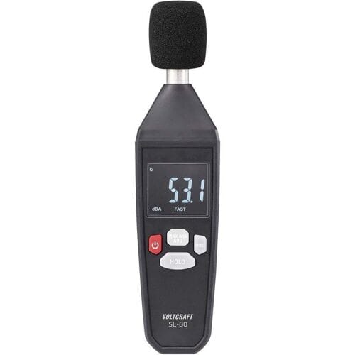 VOLTCRAFT SL-80 Decibelmeter 30 - 130 dB 31.5 Hz - 8 kHz