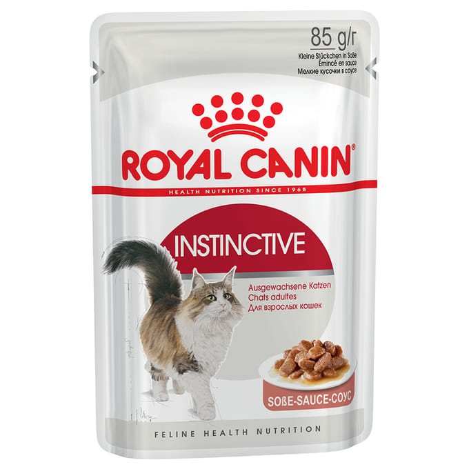 48x85g Instinctive in Saus Royal Canin Kattenvoer