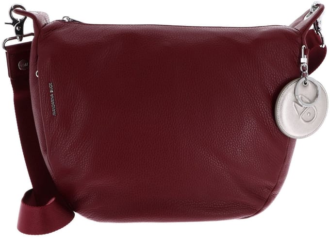 MANDARINA DUCK Leren schoudertas Mellow Leather Crossover Grape donkerrood