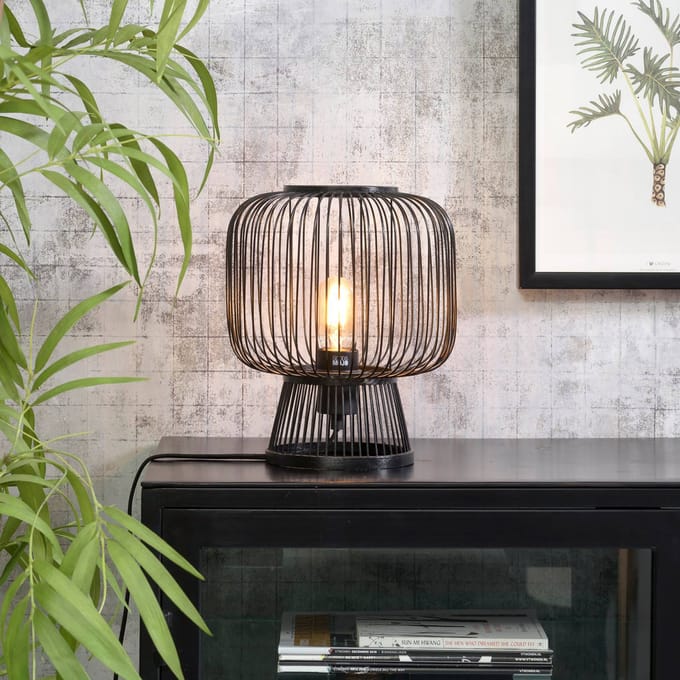 GOOD & MOJO Cango tafellamp, zwart
