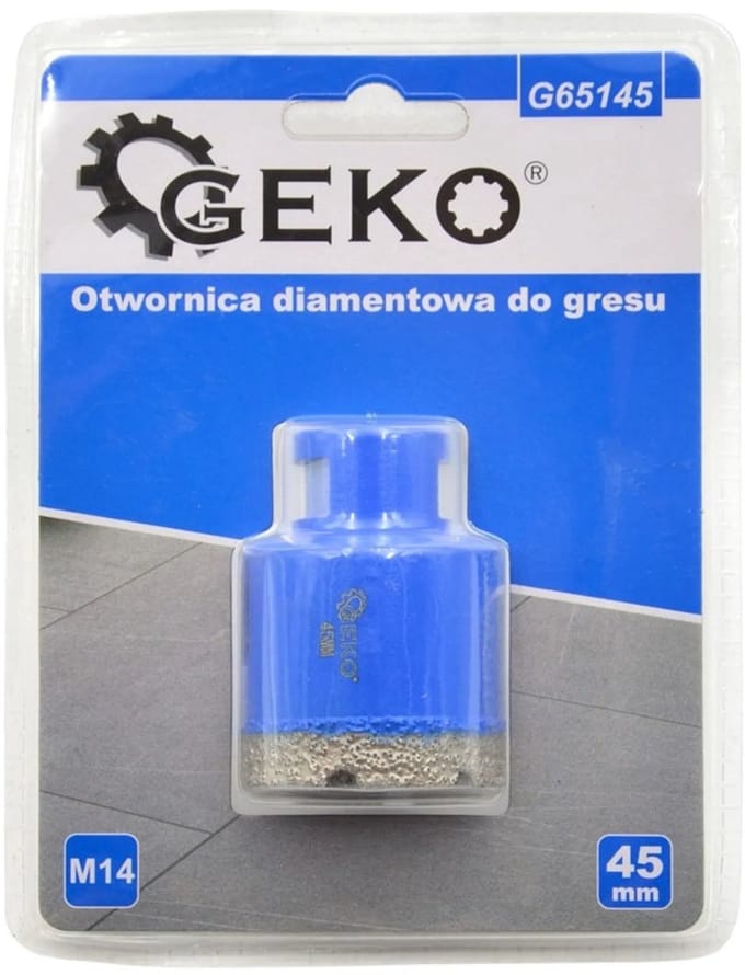 GEKO Diamantboor - Droog boren - M14 aansluiting - 45 mm