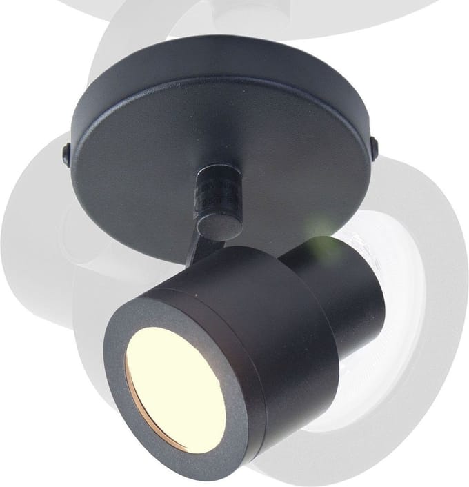 HighLight spot Alto 1 lichts - rond - excl. 1x GU10 - zwart