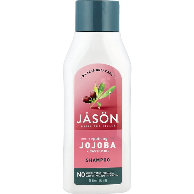 Shampoing Fort & Sain Huile de Jojoba Plus Huile de Ricin, 473ml(16 oz liq.) pink