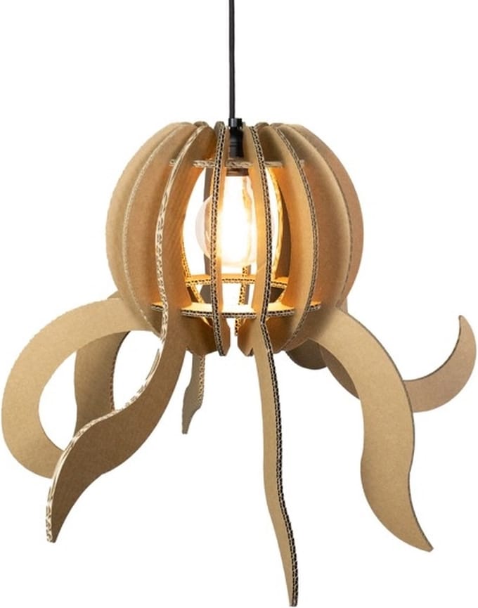 Kartonnen octo lamp - 60 x 60 x 49 cm - Kartent