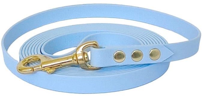 Hondenlijn - BioThane® - Lichtblauw - 10 meter - 16mm - Middelgrote hond