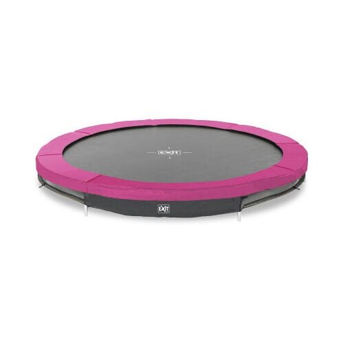 EXIT Silhouette Sporttrampoline ø244cm - Inground - Ingraaftrampoline - Rond - Voor Kinderen - Roze