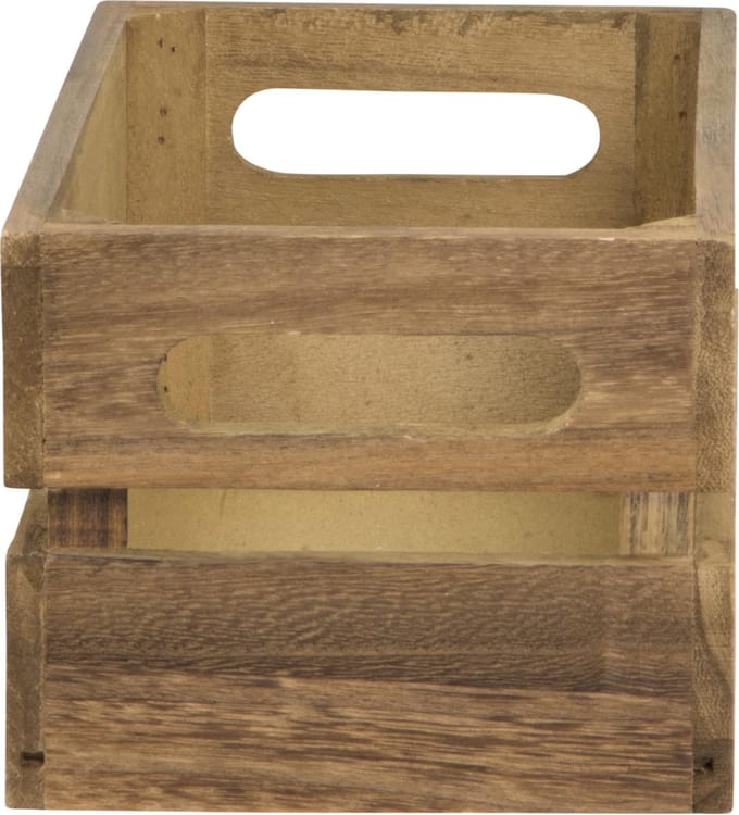 Securit® Kleine vintage houten tafelhouder
