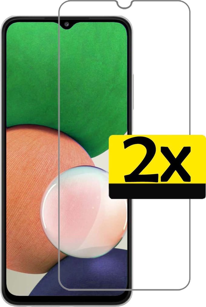 Screenprotector - Geschikt voor Samsung Galaxy A22 5G - 2 Stuks - Extra Sterk - Beschermglas - Gehard Glas - Tempered Glass - Screen Protector