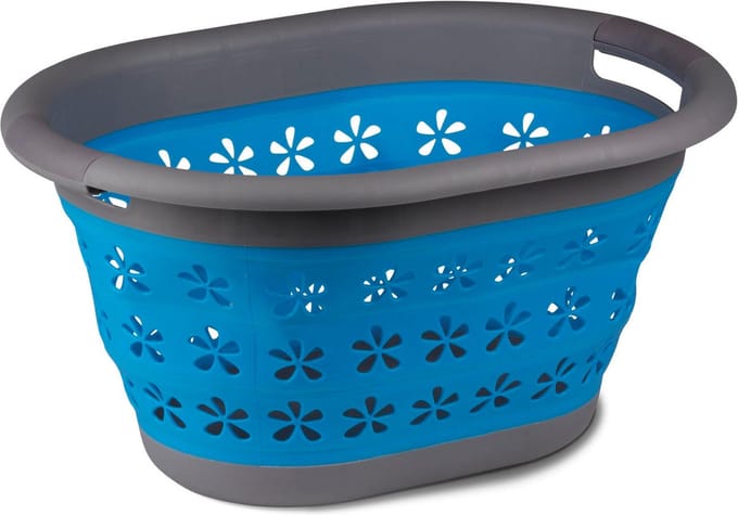 Kampa Collapsible Laundry Basket wasmand Ovaal Blauw