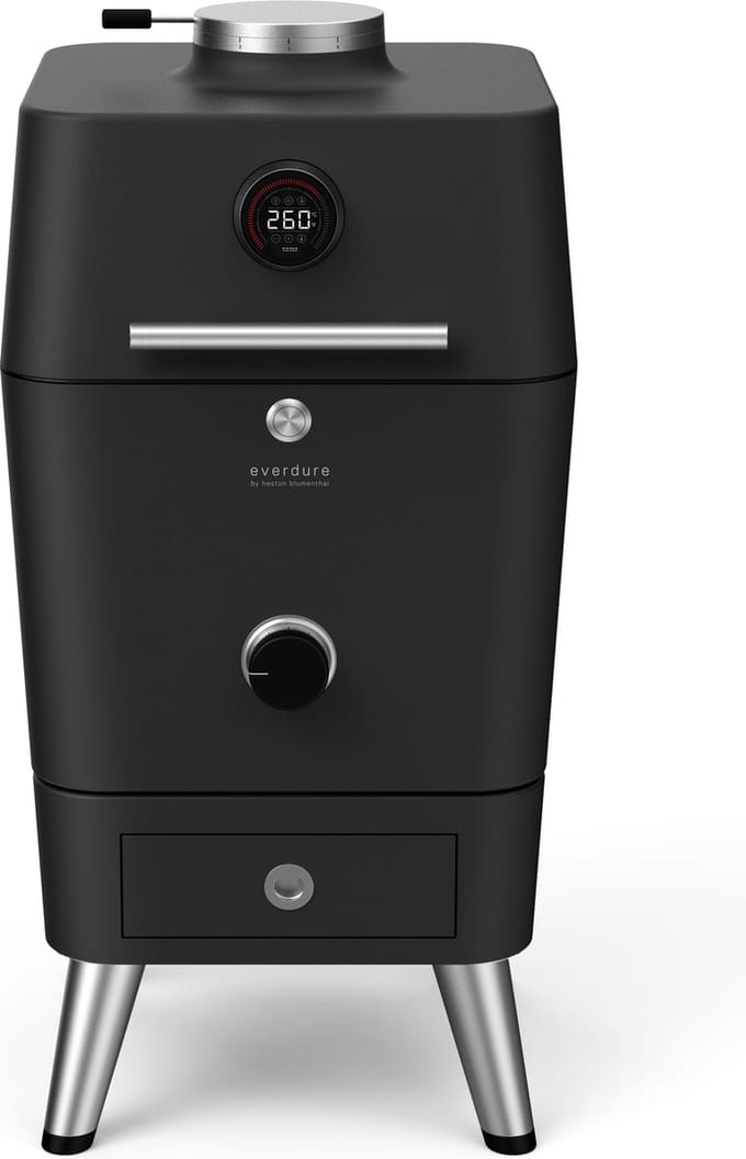 Everdure 4K Houtskoolbarbecue Antraciet zwart by Heston Blumenthal