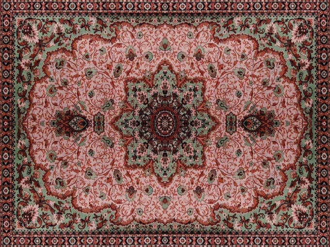 Vinyl | vinyl | vloerkleed | Persia Terra | 90x120 cm
