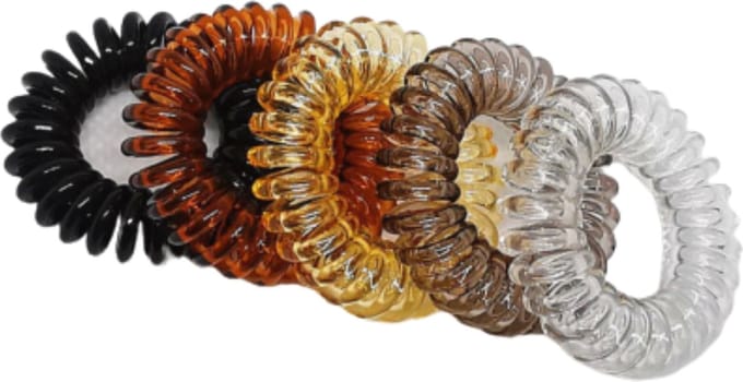 5 Haarelastiekjes - Zonder metaal - Anti beschadiging - multi color