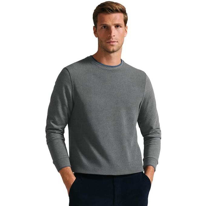 Ted Baker heren Sweatshirt met geweven voorkant - RAKET