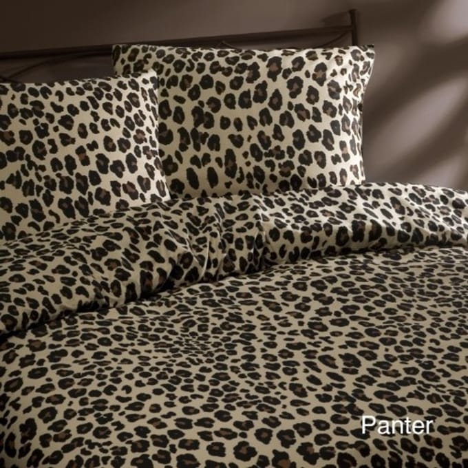 Day Dream Panter - Dekbedovertrek - Lits-jumeaux - 240x200/220 cm - bruin