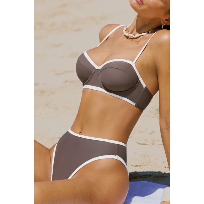 Nieuwe Regels Grijze Bikini Set