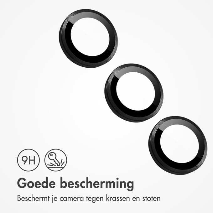 imoshion Camera Lens Protector - Geschikt voor Samsung Galaxy A25 (5G) - 2 Pack - Zwart