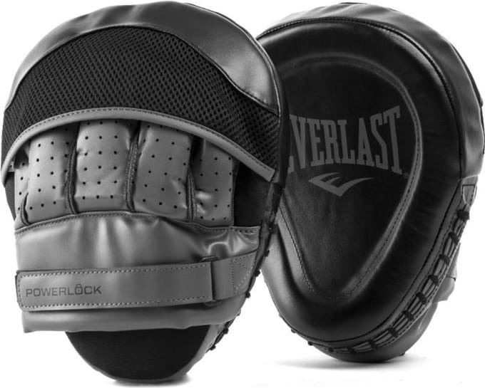Everlast Powerlock R Focus Mitt, Black,