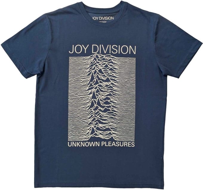 Joy Division - Unknown Pleasures FP Heren T-shirt - S - Blauw
