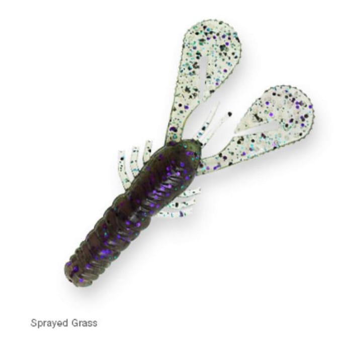 Zman Soft Lure Turbo CrawZ 4 Inch 6/Pack Gespoten Gras (2963)