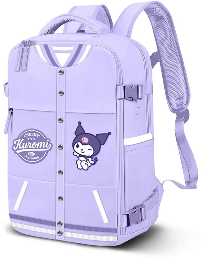 Karactermania Hello Kitty Kuromi Varsity 18l Rugzak Paars