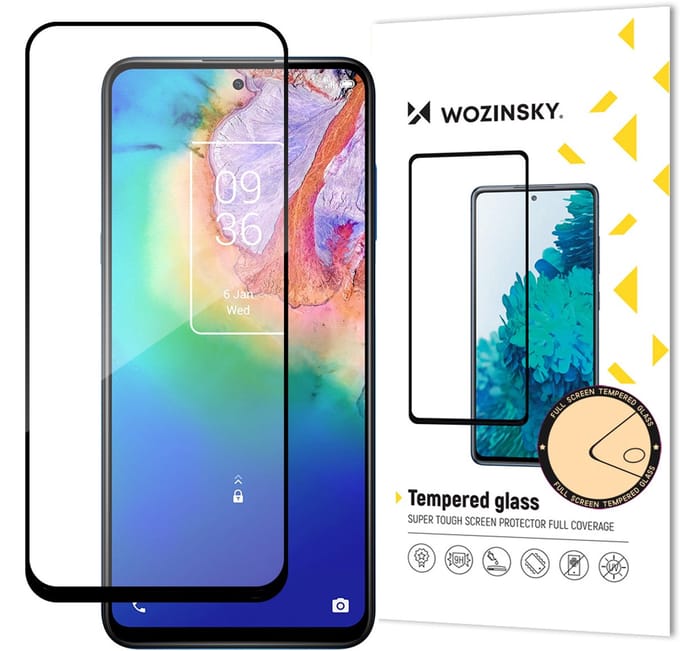 Wozinsky Serie - Geharde Glazen Screenprotector - TCL 20 5G - Case Friendly - 9H