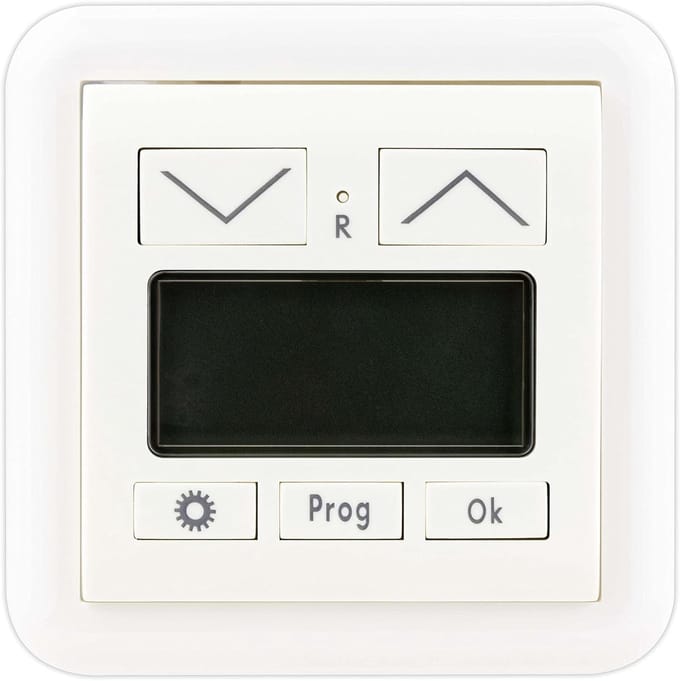 Witte Afdekking voor Timer - Vario Schakelmateriaal - Modulair en Stijlvol