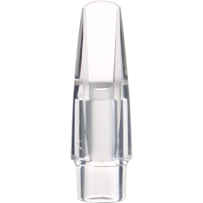 Sopraansaxofoon Transparant Mondstuk Es-mol Kristallen Mondstuk Mini Draagbaar voor Beginner Muziek alto white