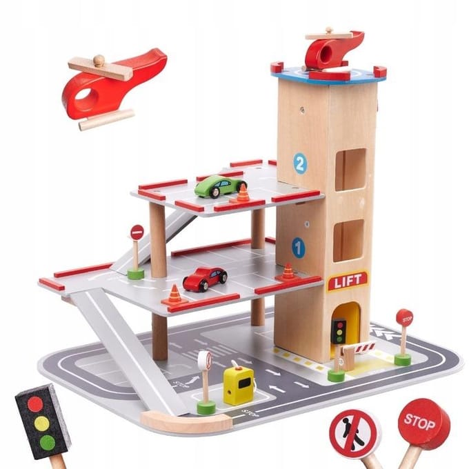 LULILO houten parkeergarage BENINO dubbeldekker stadsgarage