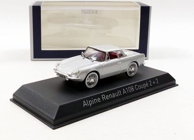 Alpine Renault A108 Coupé 2+2 1961 - 1:43 - Norev