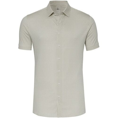 Desoto Overhemd Essential Stripe Kent Collar Grijs / male