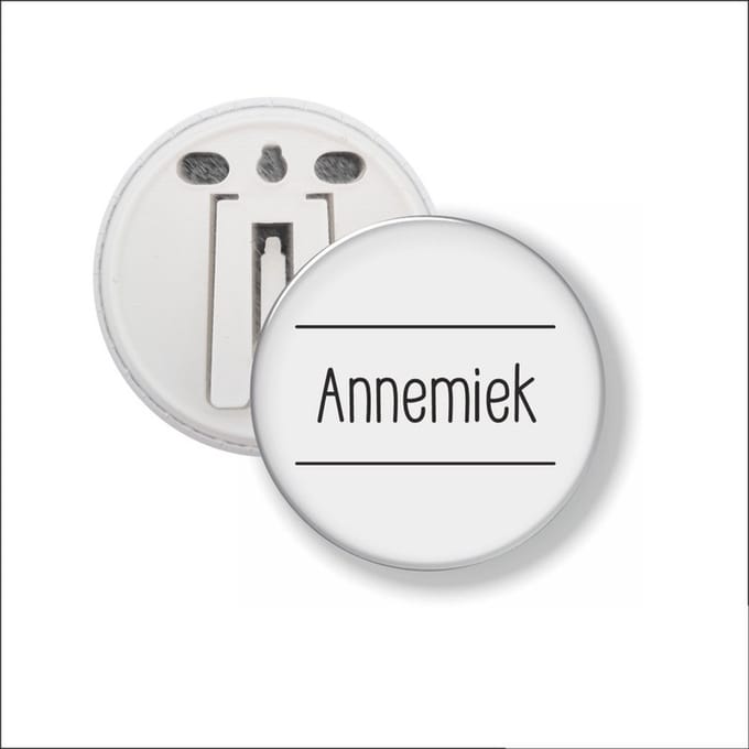 Button Met Clip 58 MM - Annemiek
