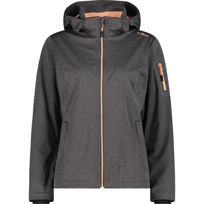 Cmp 39a5016m Light Softshelljack Grijs M Vrouw