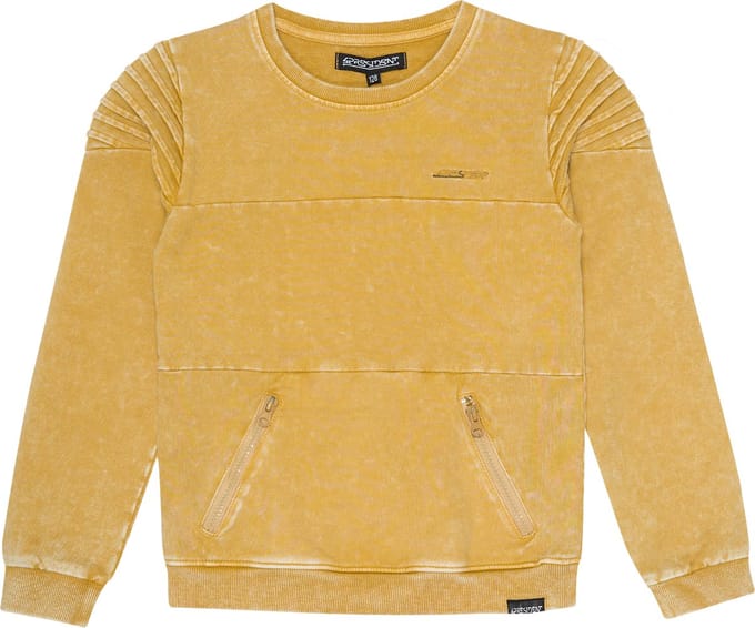 4PRESIDENT Sweater jongens - Sand - Maat 92 - Jongens trui