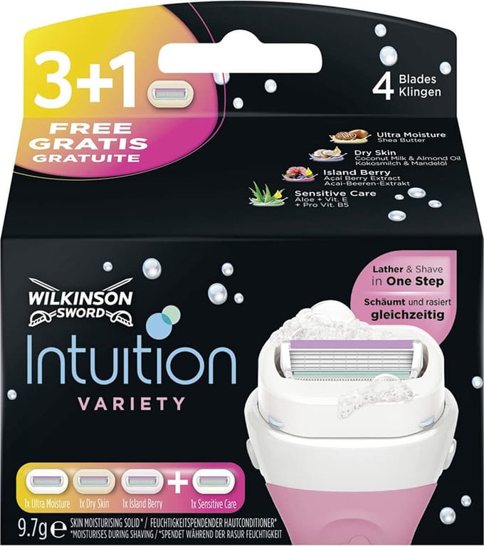 10x Wilkinson Woman Scheermesjes Intuition Variety 4 stuks