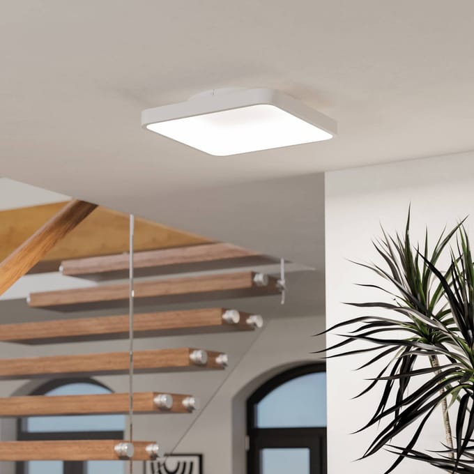 EGLO connect.z Loretello-Z Smart Plafondlamp - 35 cm - Wit - Instelbaar RGB & wit licht - Dimbaar - Zigbee