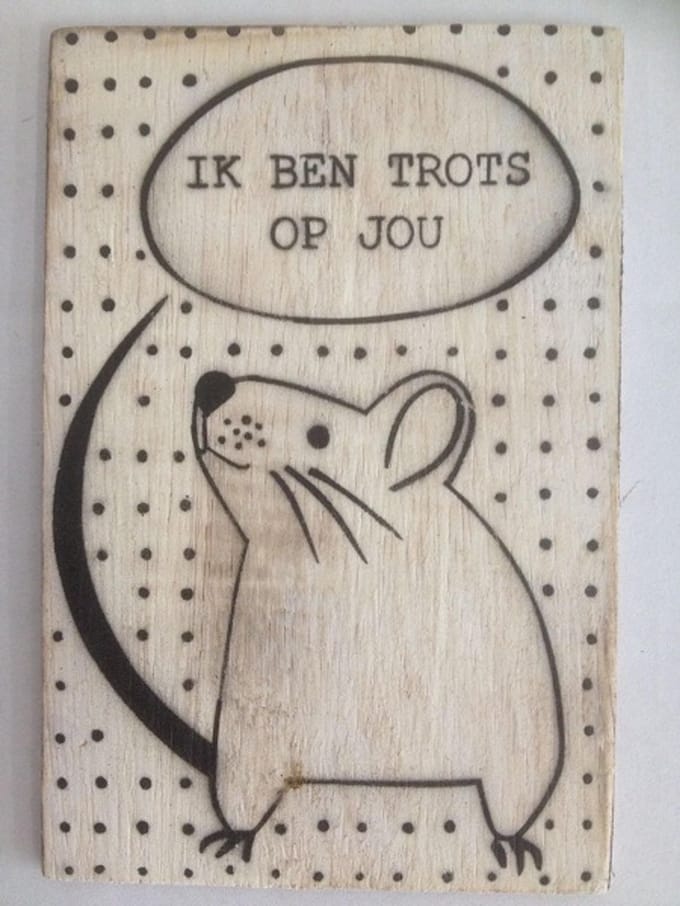 Postkaart Trots op jou