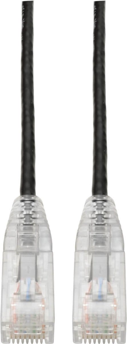 Tripp Lite N201-S02-BK netwerkkabel 0,61 m Cat6 U/UTP (UTP) Zwart